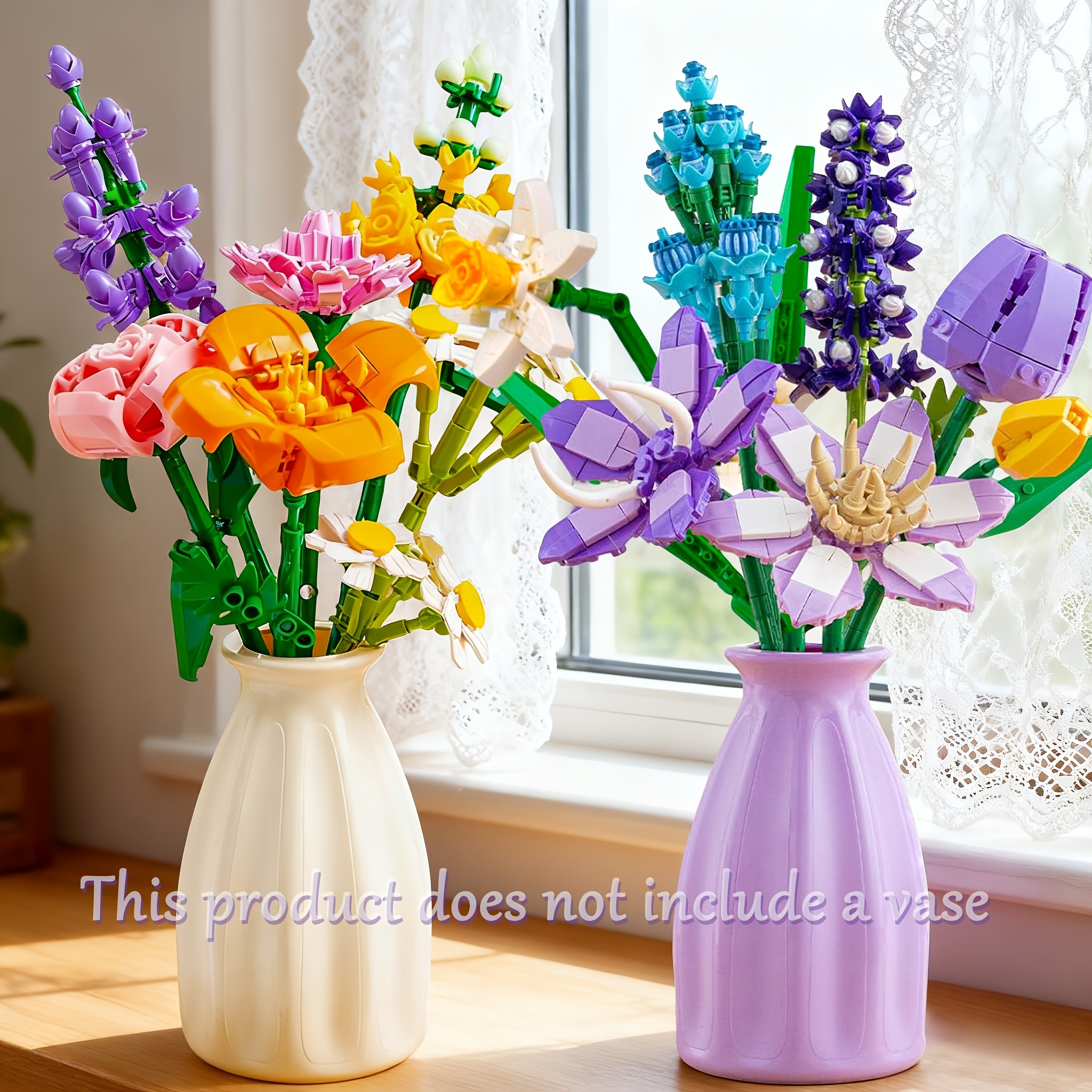 DIY Artificial Plant Kit with Building Blocks